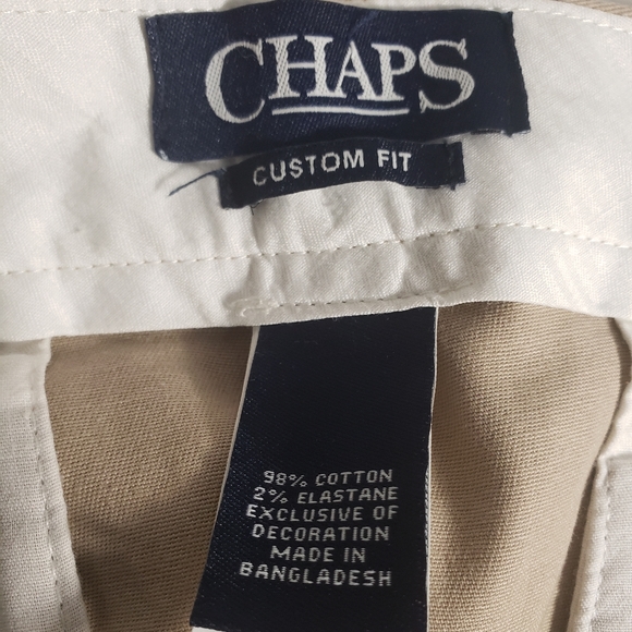 NWT Men's Chaps Custom-fit Khaki Pants - Picture 3 of 4
